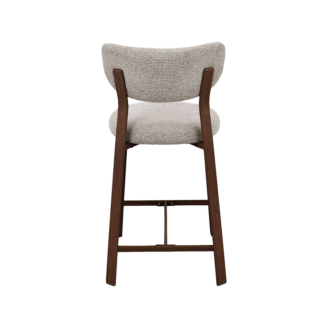 LABEL51 Barkrukken Mika - Beige - Geweven - Laag