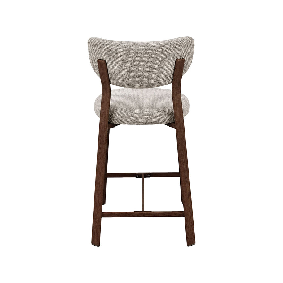 LABEL51 Barkrukken Mika - Beige - Geweven - Laag