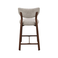LABEL51 Barkrukken Mika - Beige - Geweven - Laag