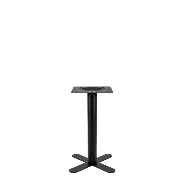LABEL51 Eetkamertafels X-Poot - Zwart - Metaal - X-Poot 50x50 cm