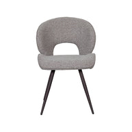 LABEL51 Eetkamerstoelen Sakura - Mushroom - Boucle - Brons Metalen Frame