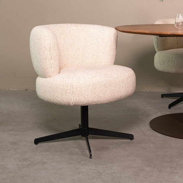LABEL51 Eetkamerstoelen Grasse - Naturel - Geweven