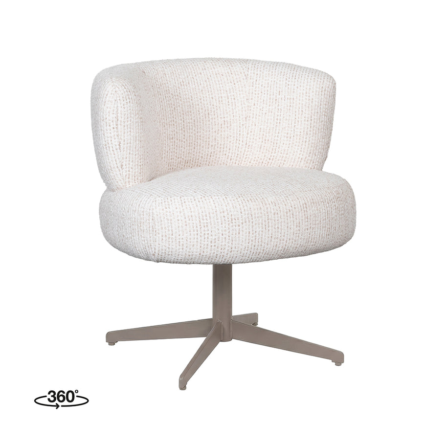 LABEL51 Eetkamerstoelen Grasse - Naturel - Geweven