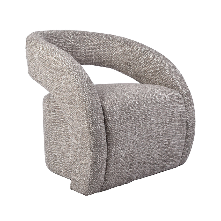 LABEL51 Fauteuils Antibes - Taupe - Geweven