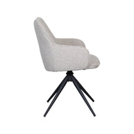 LABEL51 Eetkamerstoelen Sawa - Naturel - Boucle