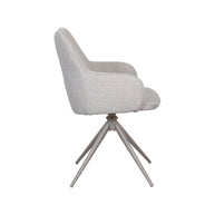 LABEL51 Eetkamerstoelen Sawa - Naturel - Boucle