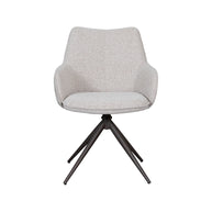 LABEL51 Eetkamerstoelen Sawa - Naturel - Boucle