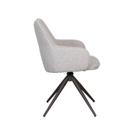 LABEL51 Eetkamerstoelen Sawa - Naturel - Boucle