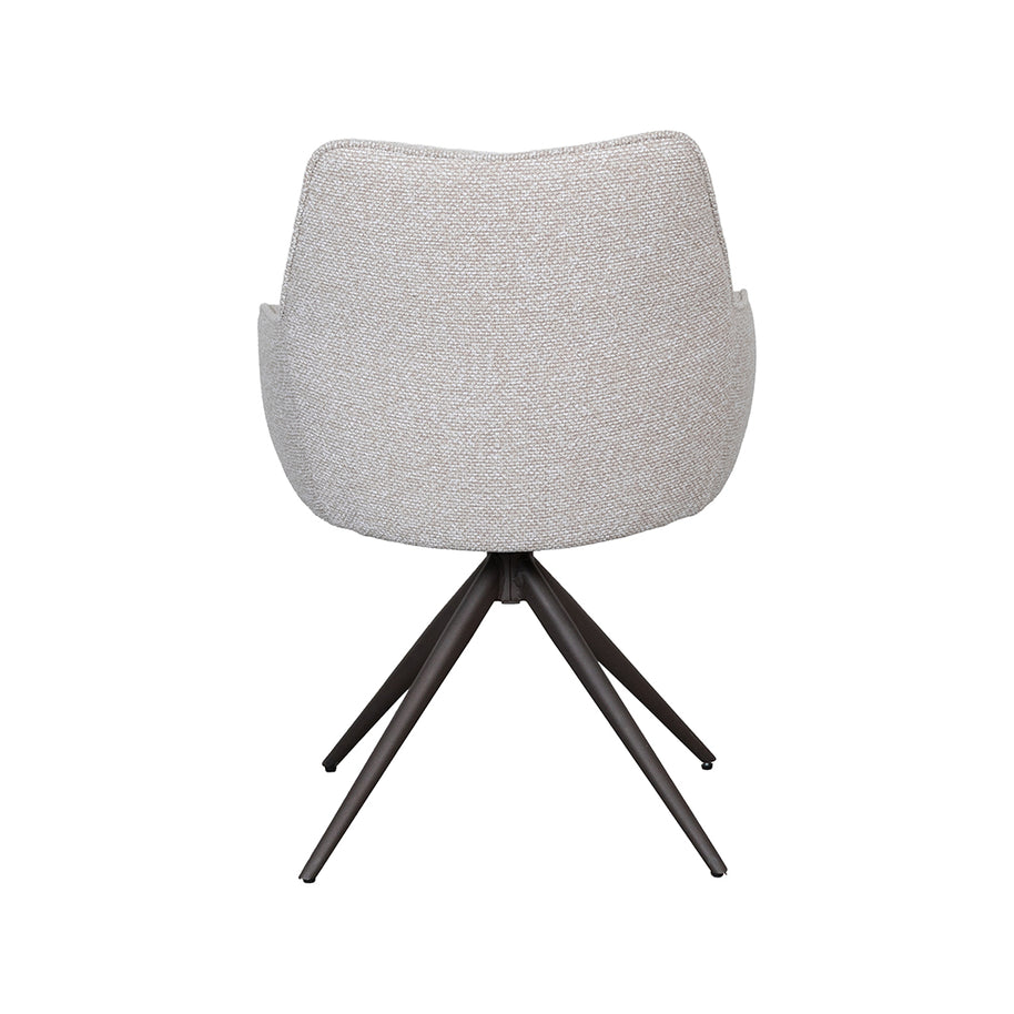 LABEL51 Eetkamerstoelen Sawa - Naturel - Boucle