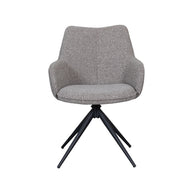 LABEL51 Eetkamerstoelen Sawa - Mushroom - Boucle