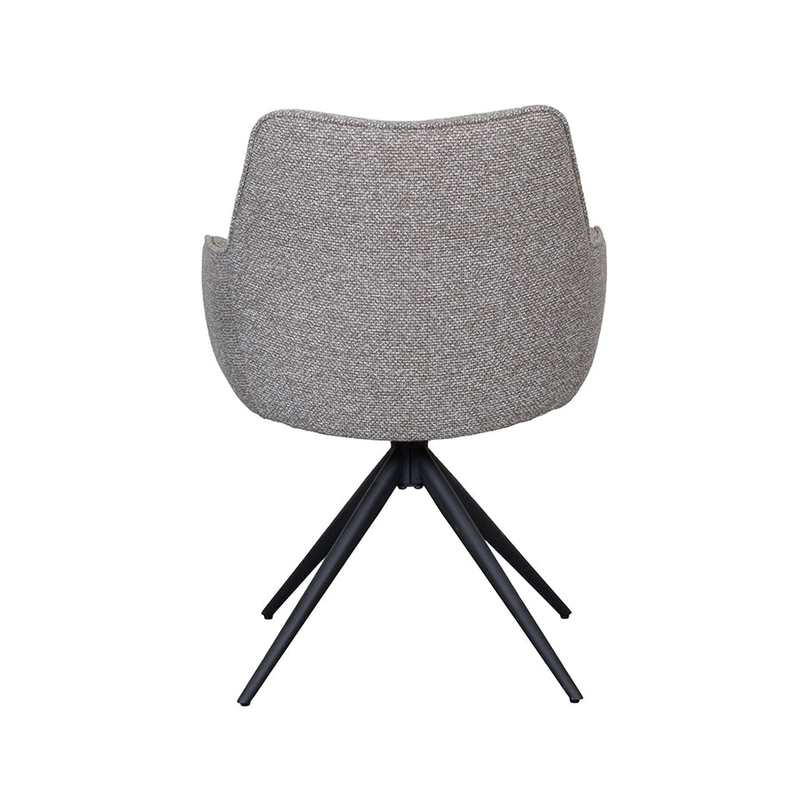 LABEL51 Eetkamerstoelen Sawa - Mushroom - Boucle