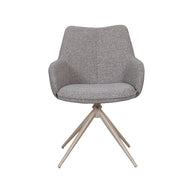 LABEL51 Eetkamerstoelen Sawa - Mushroom - Boucle