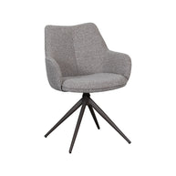 LABEL51 Eetkamerstoelen Sawa - Mushroom - Boucle