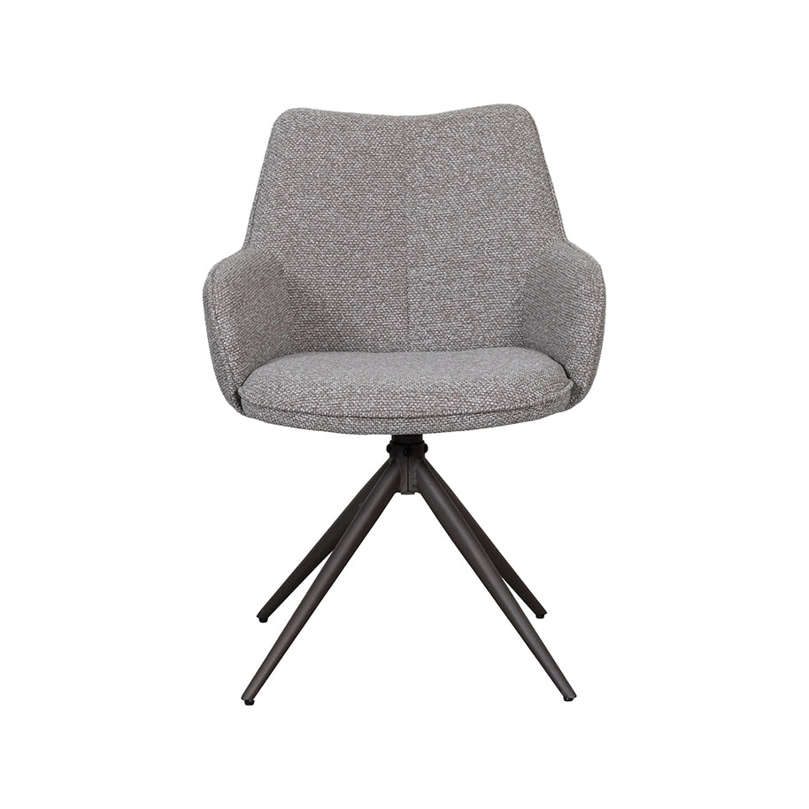 LABEL51 Eetkamerstoelen Sawa - Mushroom - Boucle