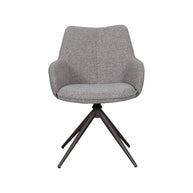 LABEL51 Eetkamerstoelen Sawa - Mushroom - Boucle