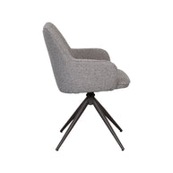 LABEL51 Eetkamerstoelen Sawa - Mushroom - Boucle