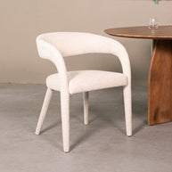 LABEL51 Eetkamerstoelen Tamiko - Naturel - Geweven