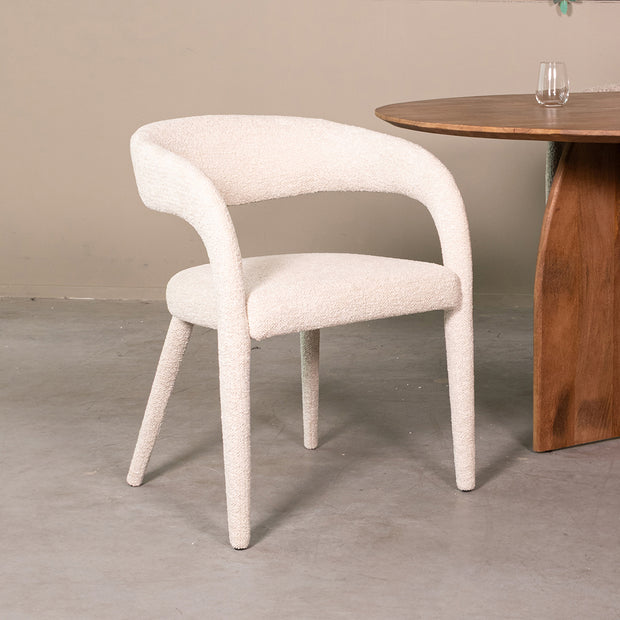 LABEL51 Eetkamerstoelen Tamiko - Naturel - Geweven