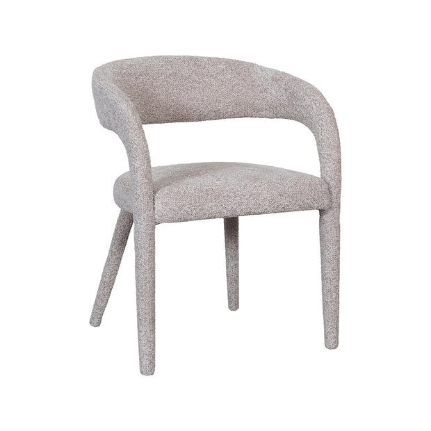 LABEL51 Eetkamerstoelen Tamiko - Beige - Geweven