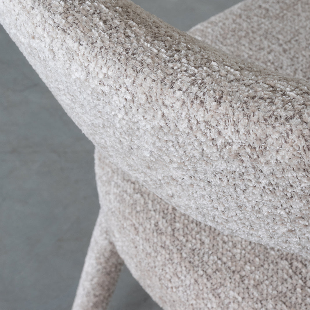 LABEL51 Eetkamerstoelen Tamiko - Beige - Geweven