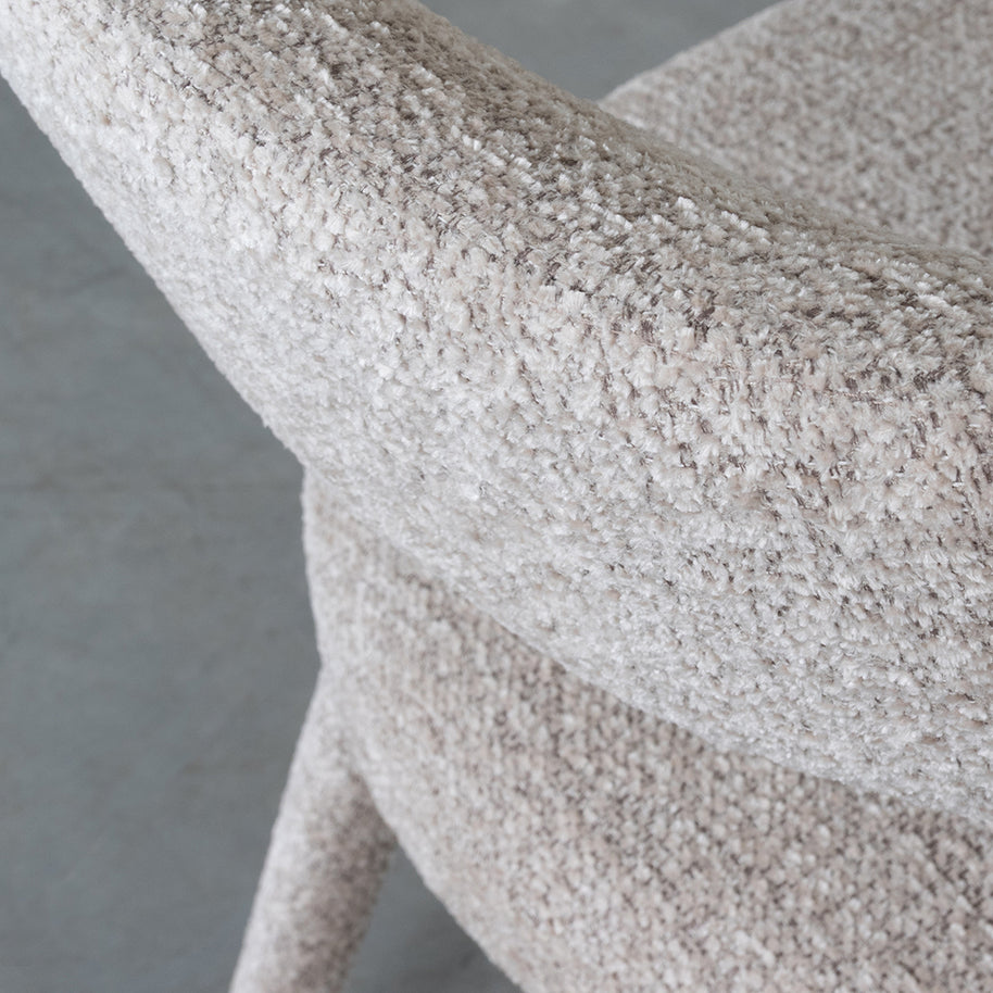 LABEL51 Eetkamerstoelen Tamiko - Beige - Geweven