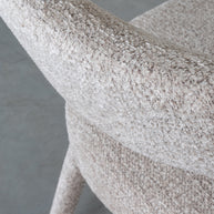 LABEL51 Eetkamerstoelen Tamiko - Beige - Geweven