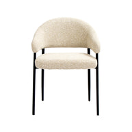 LABEL51 Eetkamerstoelen Sora - Naturel - Boucle