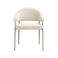 LABEL51 Eetkamerstoelen Sora - Naturel - Boucle
