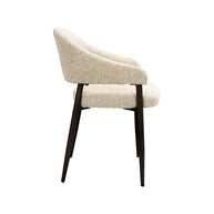LABEL51 Eetkamerstoelen Sora - Naturel - Boucle