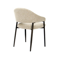 LABEL51 Eetkamerstoelen Sora - Naturel - Boucle