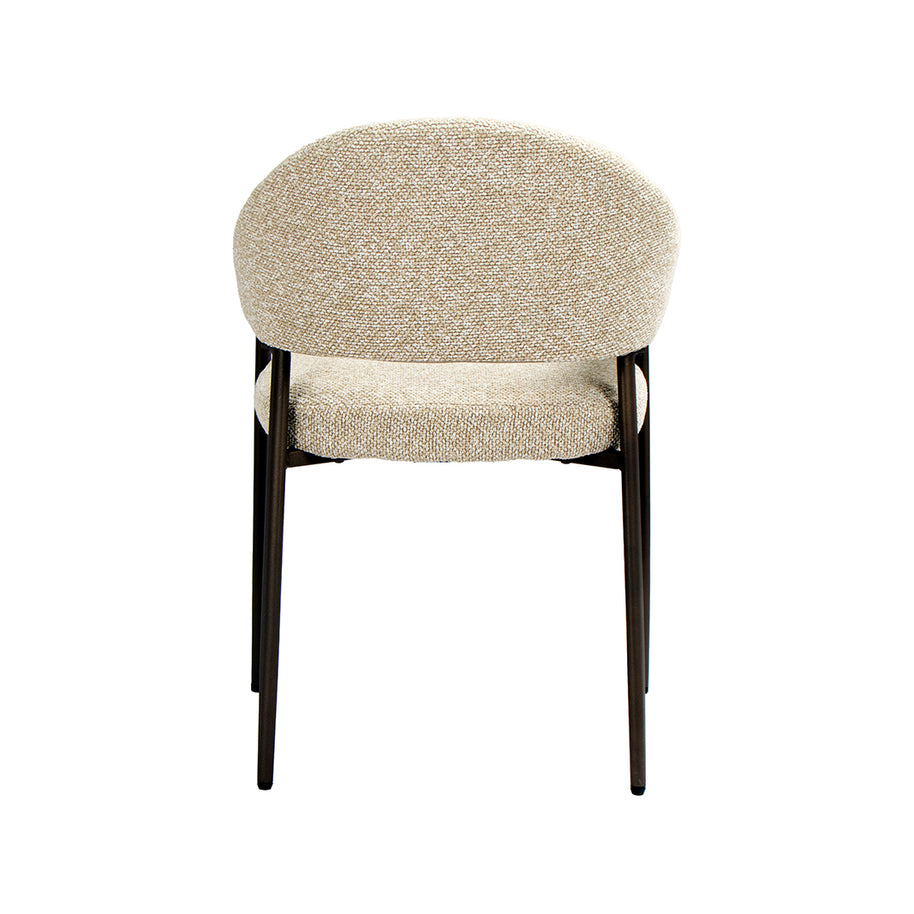 LABEL51 Eetkamerstoelen Sora - Naturel - Boucle