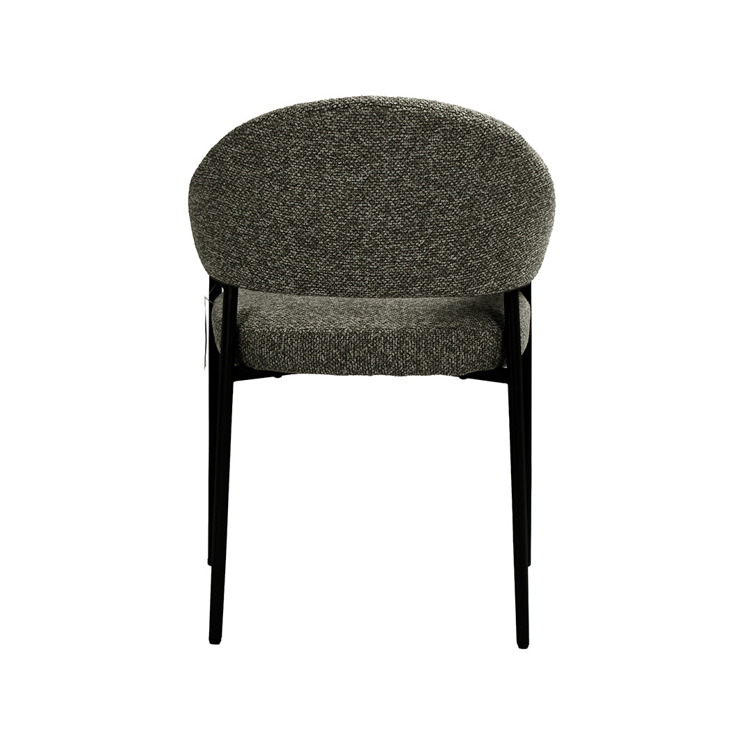 LABEL51 Eetkamerstoelen Sora - Mushroom - Boucle