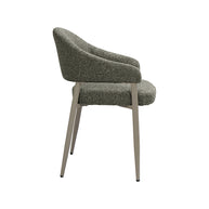 LABEL51 Eetkamerstoelen Sora - Mushroom - Boucle