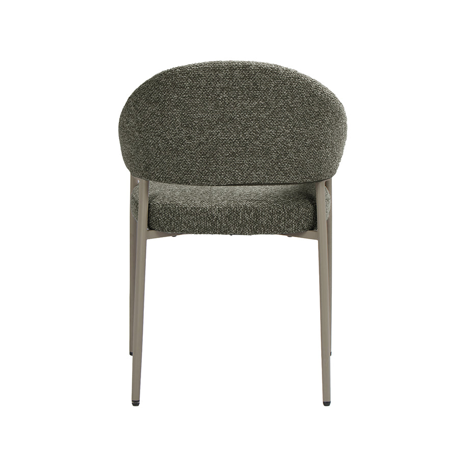LABEL51 Eetkamerstoelen Sora - Mushroom - Boucle
