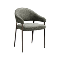 LABEL51 Eetkamerstoelen Sora - Mushroom - Boucle