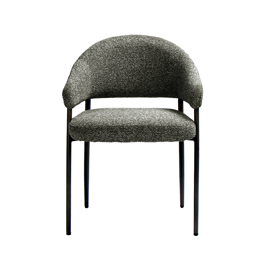 LABEL51 Eetkamerstoelen Sora - Mushroom - Boucle
