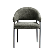 LABEL51 Eetkamerstoelen Sora - Mushroom - Boucle
