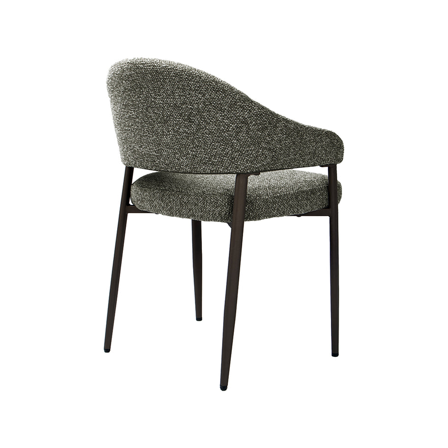 LABEL51 Eetkamerstoelen Sora - Mushroom - Boucle