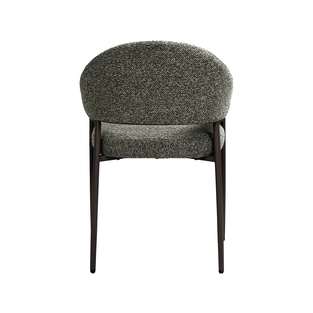 LABEL51 Eetkamerstoelen Sora - Mushroom - Boucle