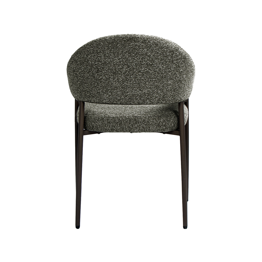 LABEL51 Eetkamerstoelen Sora - Mushroom - Boucle