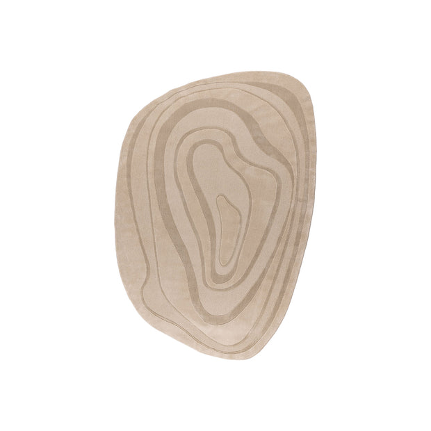 LABEL51 Vloerkleden Vinto - Beige - Polyester - 160x230 cm - Organisch