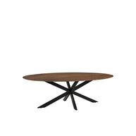 LABEL51 Eetkamertafels James - Nature Smooth - Mangohout - 190 cm - Ovaal