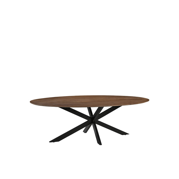 LABEL51 Eetkamertafels James - Nature Smooth - Mangohout - 190 cm - Ovaal
