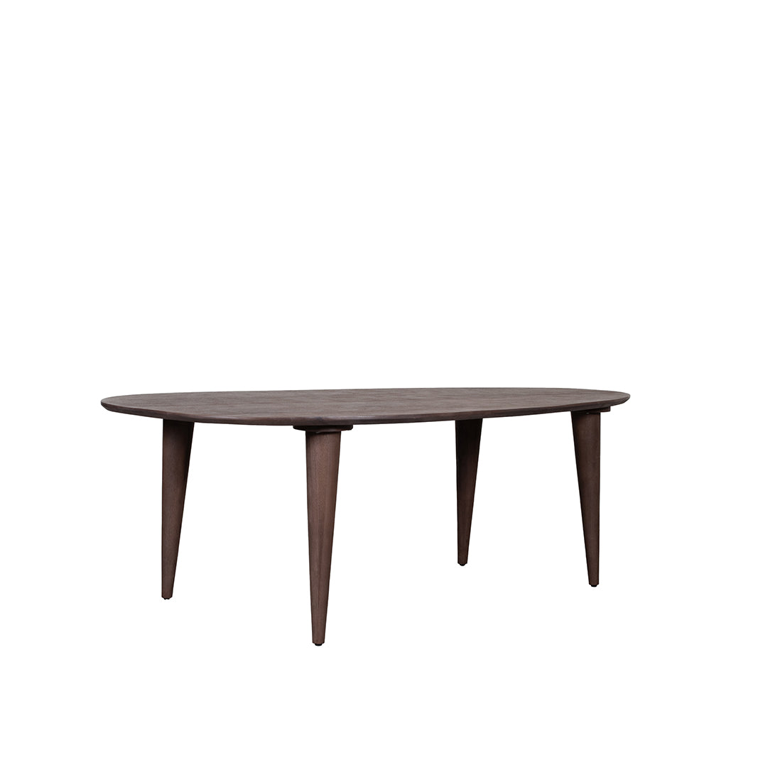 LABEL51 Eetkamertafels Fly - Espresso - Mangohout - 180 cm - Organisch