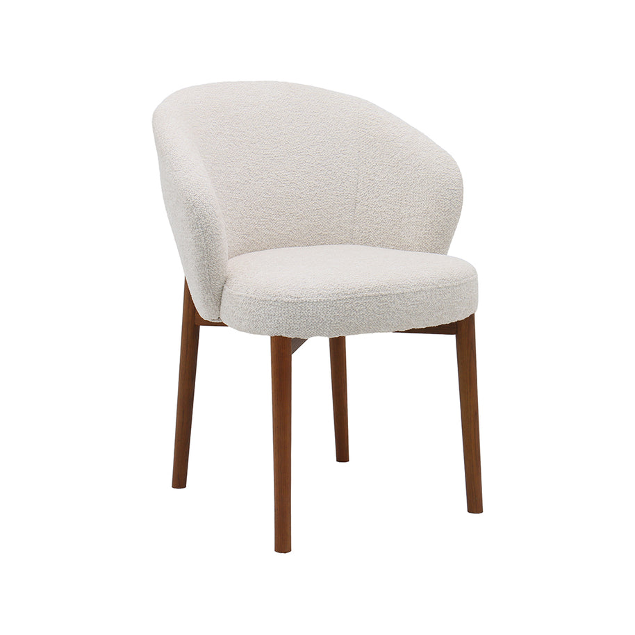 LABEL51 Eetkamerstoelen Sakiko - Champagne - Geweven