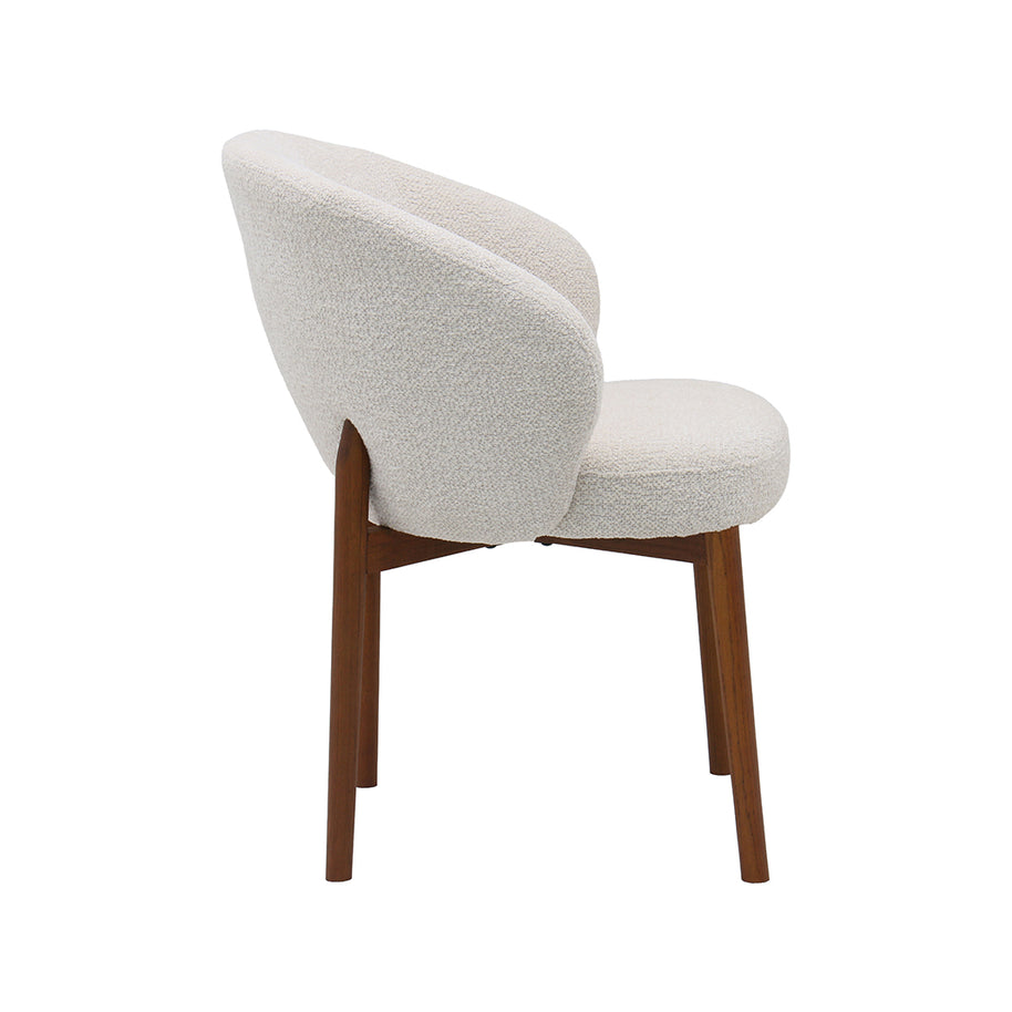 LABEL51 Eetkamerstoelen Sakiko - Champagne - Geweven