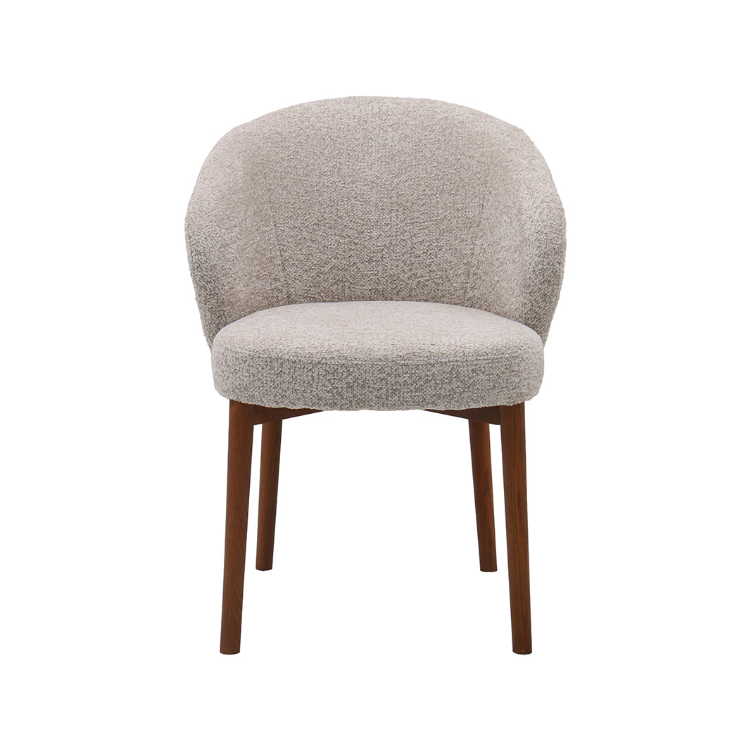 LABEL51 Eetkamerstoelen Sakiko - Beige - Geweven