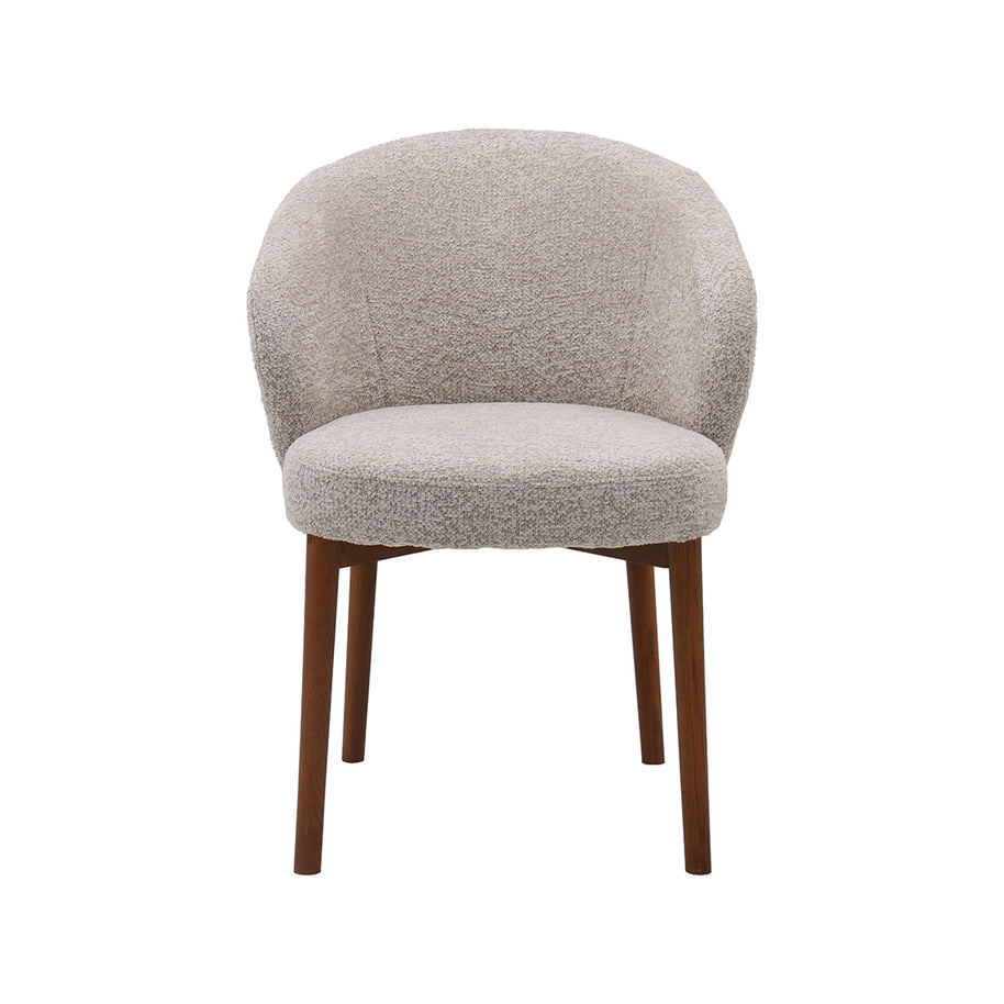 LABEL51 Eetkamerstoelen Sakiko - Beige - Geweven