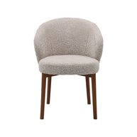 LABEL51 Eetkamerstoelen Sakiko - Beige - Geweven