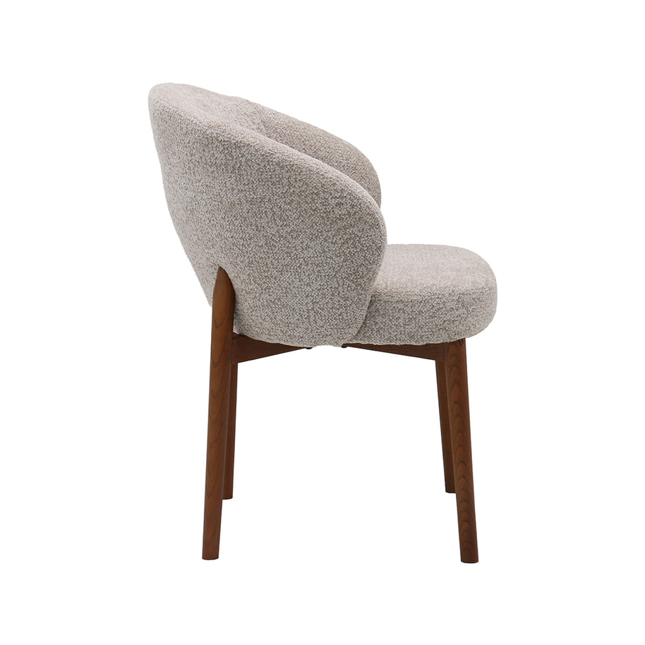 LABEL51 Eetkamerstoelen Sakiko - Beige - Geweven